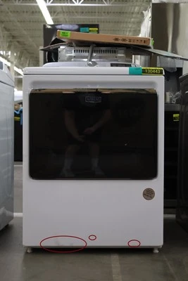 Maytag MED6230HW 27" White Front Load Electric Dryer #130443 BP - Image 1 of 4