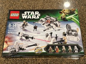 NEW SEALED LEGO Star Wars 75014 Battle of Hoth RARE RETIRED Snowspeeder Luke