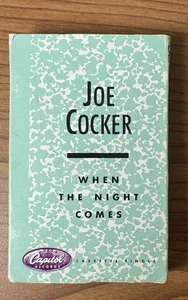 Joe Cocker When The Night Comes Single (Cassette) - Picture 1 of 2