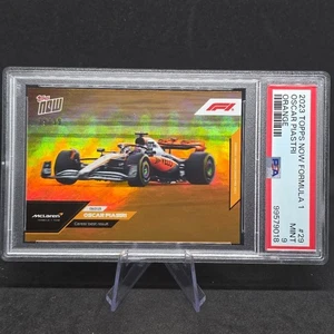 2023 Topps NOW F1 OSCAR PIASTRI Career Best Result RC Orange /99 #29 PSA 9 - Picture 1 of 2