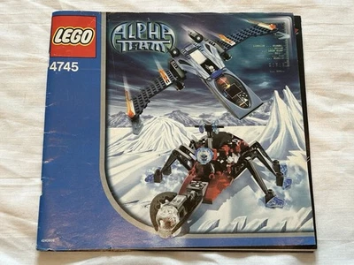 LEGO 4745 Alpha Team Blue Eagle VS Snow Crawler Instruction Booklet Manual Only - Image 1 of 2