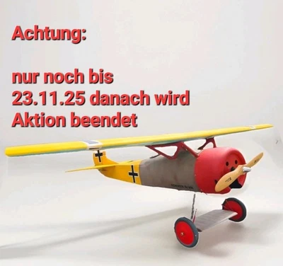 Graupner Fokker D VIII, Flugfertig (ohne Sender, Empfänger und Akkus) - Bild 1 von 4