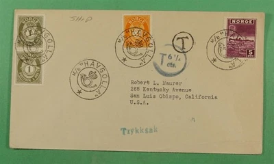 DR WHO NORWAY PAQUEBOT HAVGOLLA 船票 美国 R18671 — 第 1/2 张图片