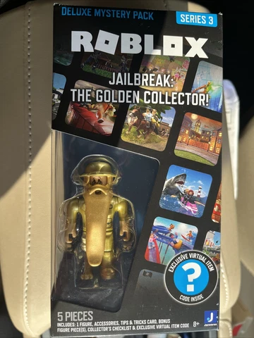 roblox deluxe mystery pack series 3 jailbreak: The Golden Collector! Cover