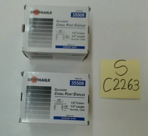 Spotnail 35508 5 Thousand 1/2" Crown - 1/2" Length Staples, lot of 2 - Picture 1 of 3