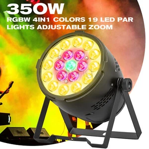 350W LED Par Can Light RGBW DMX Brightness Spot Beam Party Disco Stage Lighting - Picture 1 of 21