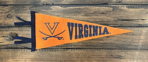 Vintage Virginia Cavaliers Pennant 15" Cover