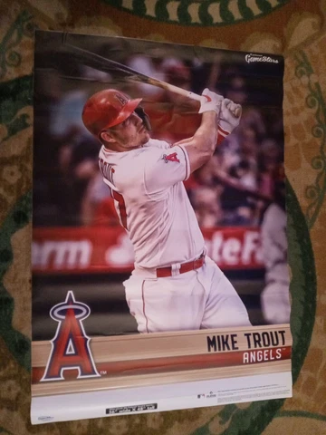 Los Angeles Angels Mike Trout Fathead Decal/Poster 36x48 Cover