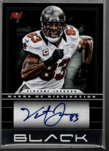 B2022- 2012 Panini Black Marks Of Distinction #83 Vincent JACKSON Auto / 49 - Bild 1 von 2