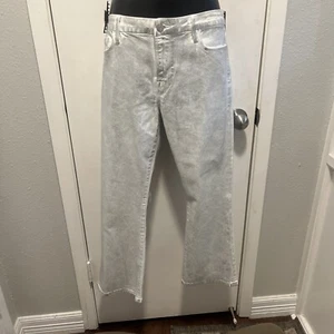 FRAME LE CROP MINI BOOT DISTRESSED SILVER JEANS SIZS 29 - Picture 1 of 10