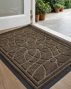 Front Door Mat outside Entrance, Heavy Duty Non Slip Low Profile Doormat for Ent - Picture 1 of 9