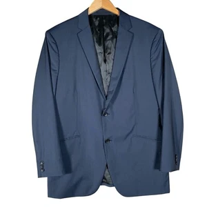 THEORY Blazer Men's 42R 44R Rodolf Selago Navy Blue Micro Check Sport Jacket - Picture 1 of 17