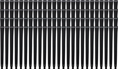 MAJEK GOLF Majek Men Tour Pro Soft Black Standard Size NO LOGO Golf Grips Bulk (100 PACK)