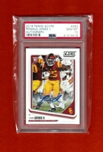 2018 Score Ronald Jones II RC Auto Tampa Bay Buccaneers #363 PSA 10 - Picture 1 of 1