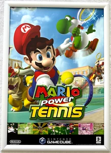 Mario Power Tennis RAR Gamecube 42 cm x 59 cm Werbeposter - Bild 1 von 1