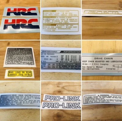 Honda Africa Twin RD03 RD 03 Kit Adesivi Adesivo Decal Sticker - Imagen 1 de 4