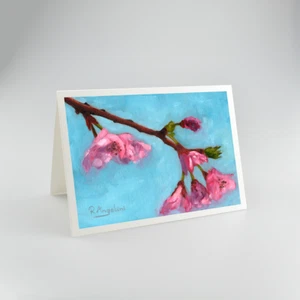 Cherry Blossom - A5 High Quality 312gsm Blank Greetings Cards - Picture 1 of 4