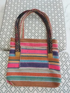 Handmade Antique Bag Rug, Womans Bag Carpet,Traditional Gift For Her Rug Carpet - Bild 1 von 10