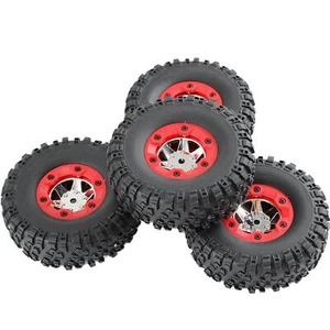 4Pcs RC Crawler Tires Soft Tire Wheels for 124006 12428 for RC 1/12 Scale - Picture 1 of 6