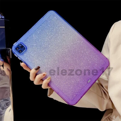 Glitter Gradient Case Proetct Cover For iPad Pro 11 12.9 10th 9th 8th 10.2 Air 5 - Image 1 of 4