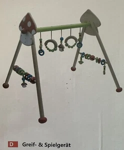Greif- und Spielgerät Fliegenpilz Solini / Trapez / Holzspielzeug - Bild 1 von 2
