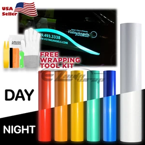 *Reflective DIY Vinyl Car Vehicle Wrap Sticker Decal Graphic Sign Adhesive Film - Bild 1 von 65