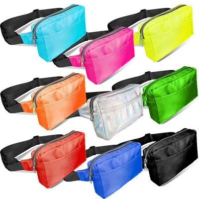 MAKOTEX Bauchtasche Gürteltasche Hüfttasche Hip bag 3 Fächer Verstellbarer Gurt