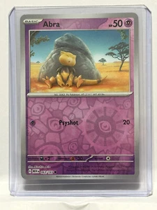Pokemon Near Mint 151 Reverse Holo Abra 063/165 - Picture 1 of 2