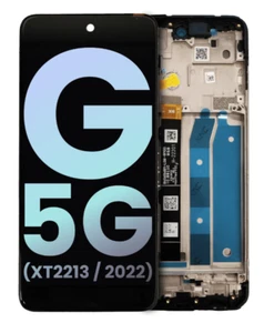 Gruppo LCD OEM XT2213 ORIGINALE CON TELAIO MOTOROLA NUOVO MOTO G 5G LCD - Foto 1 di 1