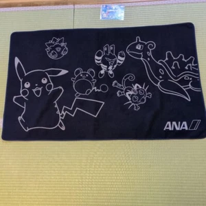 Pokemon ANA Airline Blanket Rare Lapras Pikachu Togepi Vintage Collection Japan - Picture 1 of 9