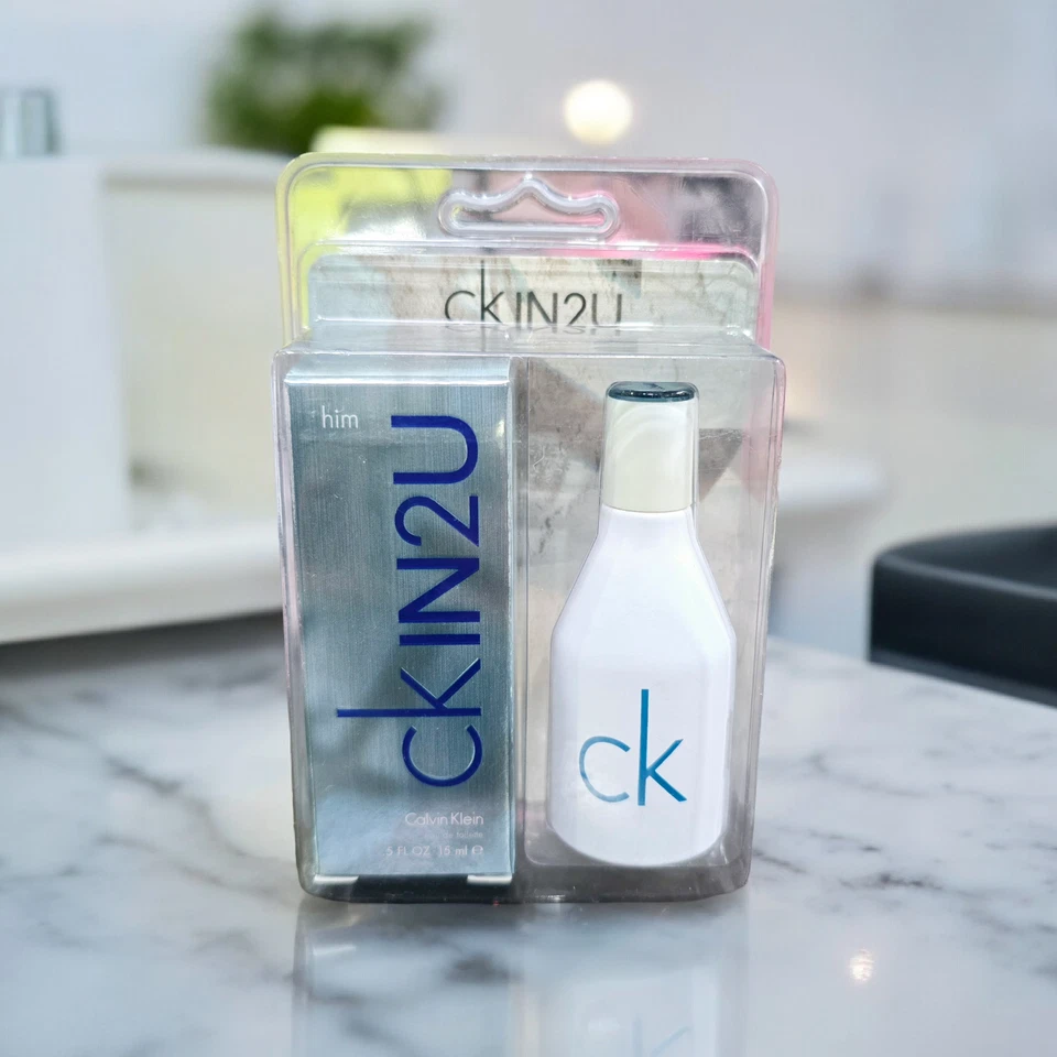 CKIN2U him by Calvin Klein Men's 0.5 oz Eau de Toilette Spray New - Image 1 of 1
