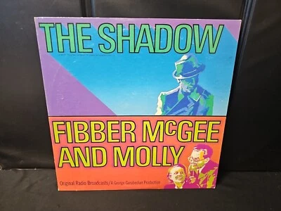 The Shadow / Fibber McGee and Molly  - 12" Vinyl LP Record 1973 - Image 1 of 4