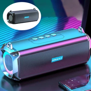 Bluetooth Speaker Portable HiFi Bass Stereo Sound RGB Lights Wireless Plug Card - Picture 1 of 8