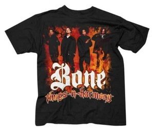 Camiseta Bone Thugs N Harmony Flames Clásica Nueva S-2XL - Imagen 1 de 1