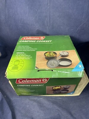 Coleman 6 pc Commercial Grade Non Stick Heavy Duty Camping Cook Set 807-738T - Image 1 of 4