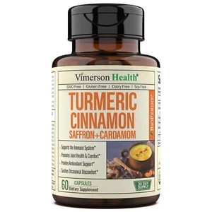 Turmeric Curcumin Saffron Ceylon Cinnamon & Cardamom - Antioxidant & Anti Inf... - Picture 1 of 6