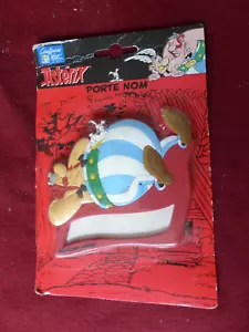 porte nom ASTERIX / couleur déco : OBELIX de 2005 - Imagen 1 de 2