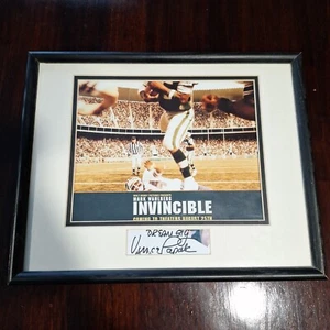 Philadelphia Eagles VINCE PAPALE Framed Signed Photo INVINCIBLE MOVIE Auto 15x12 - Picture 1 of 5