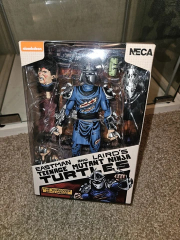NECA TMNT Mirage Comics Shredder Battle Damaged  7" Figure NIB Cover