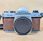 Asahi Pentax K1000 SE braune 35-mm-Kamera mit Gehäuse