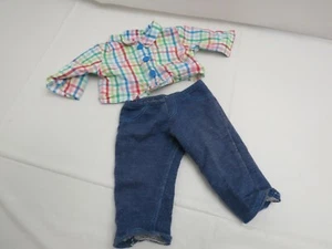 ABBIGLIAMENTO BAMBOLA ORIGINALE BAMBINA AMERICANA BITTY BABY TOP E PANTALONI OUTFIT - Foto 1 di 3