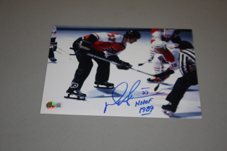 FOTO FIRMADA 8X10 BECKETT Philadelphia Flyers Darryl Sittler Hhof 1989 Foto 1 de 1