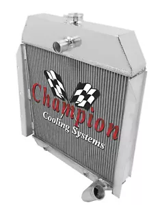 2 Row All Aluminum CA Radiator For 41-49 International Trucks - Bild 1 von 7