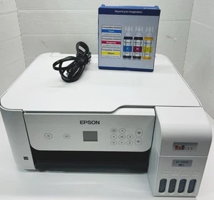 Epson ECOTANK ET-2800 WiFi Color Printer  Copier Wireless Scanner White - Picture 1 of 21