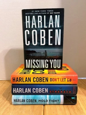 Harlan Coben 4 Book Lot, 4 First Editions, Missing You, 3 More, HC-6 Foto 1 de 4