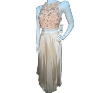 Sherri Hill Größe 8 hellkoralle & Pailletten Heimkehr Abschlussball Hochzeit Urlaub Kleid - Bild 1 von 24