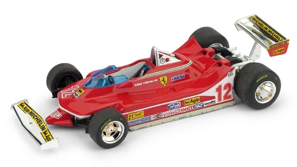FERRARI 312 T4 G.VILLENEUVE 1979 N.12 WINNER USA OVEST GP 1:43 - Immagine 1 di 1