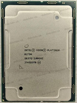Intel Xeon Platinum 8173M SR37Q 28-Core 2.00GHz 38.5MB 165W LGA3647 Server CPU - Image 1 of 2