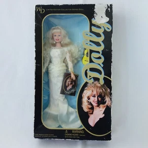 Vintage 1996 Goldberger Ltd Ed Sammlerstück Dolly Parton Puppe weißes Kleid mit Box - Bild 1 von 12