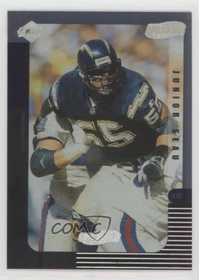 1999 Collector's Edge Supreme Galvanized /500 Junior Seau #108 HOF - Image 1 of 2